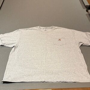 Carhartt Heather Gray Short-Sleeve Pocket Tee